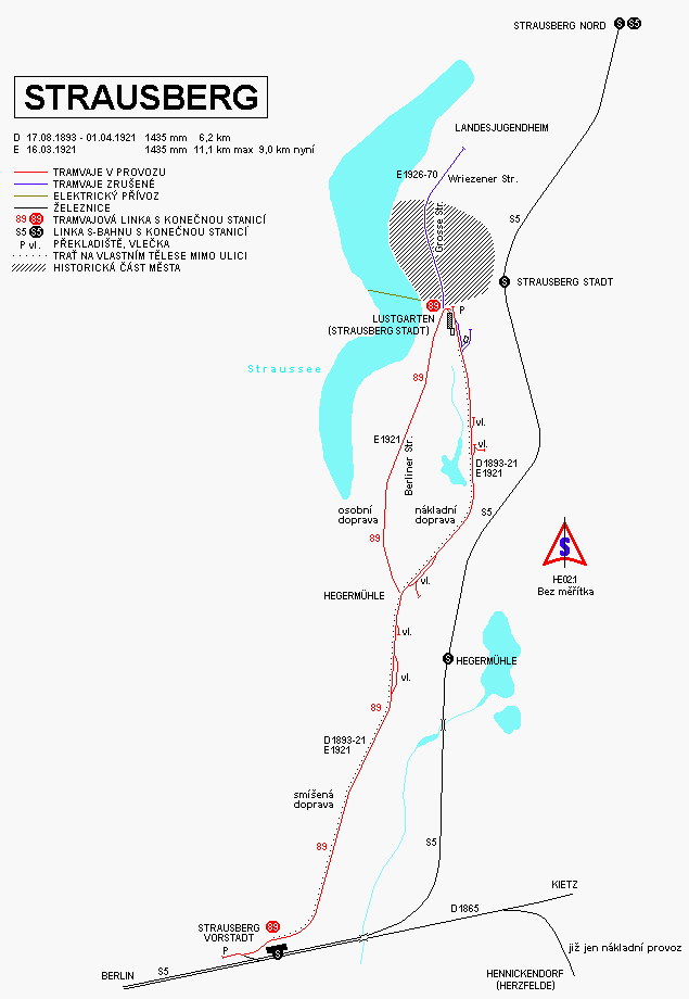 Plán tras ve Strausbergu