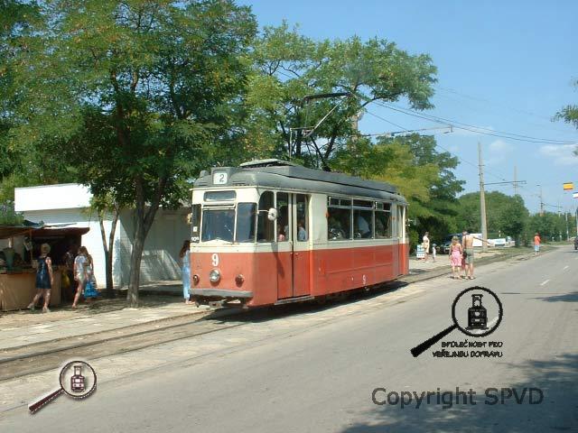 Tramvaj Gotha z německého Zwickau na lince č. 2. Tramvaj Gotha z německého Zwickau na lince č. 2.